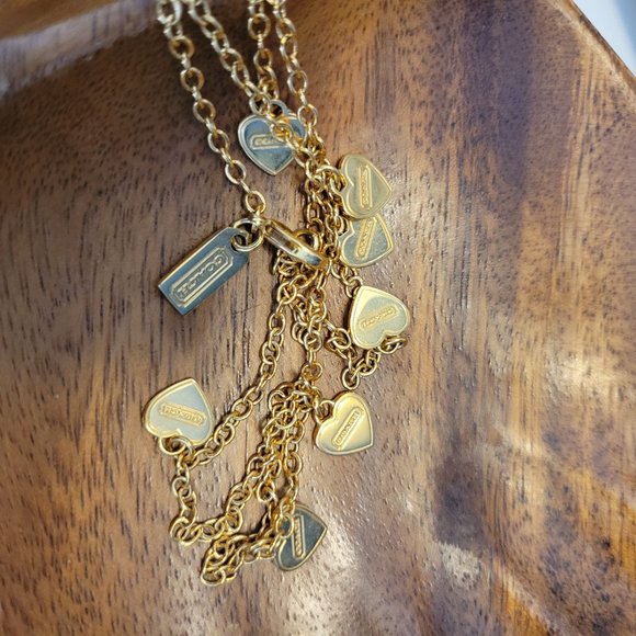 Coach long heart necklace - Picture 2 of 4